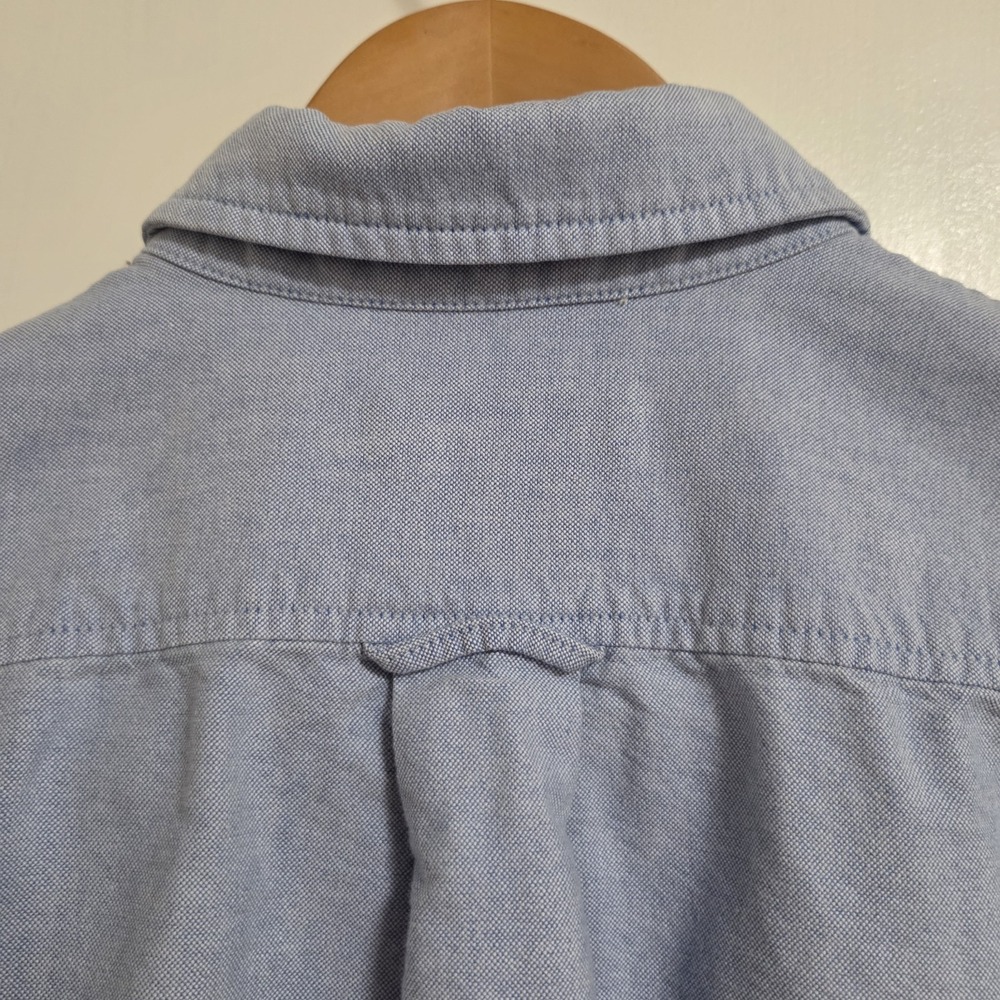 Everlane 100% Organic Cotton Button Up Denim Shirt In Baby Blue - Picture 6 of 9